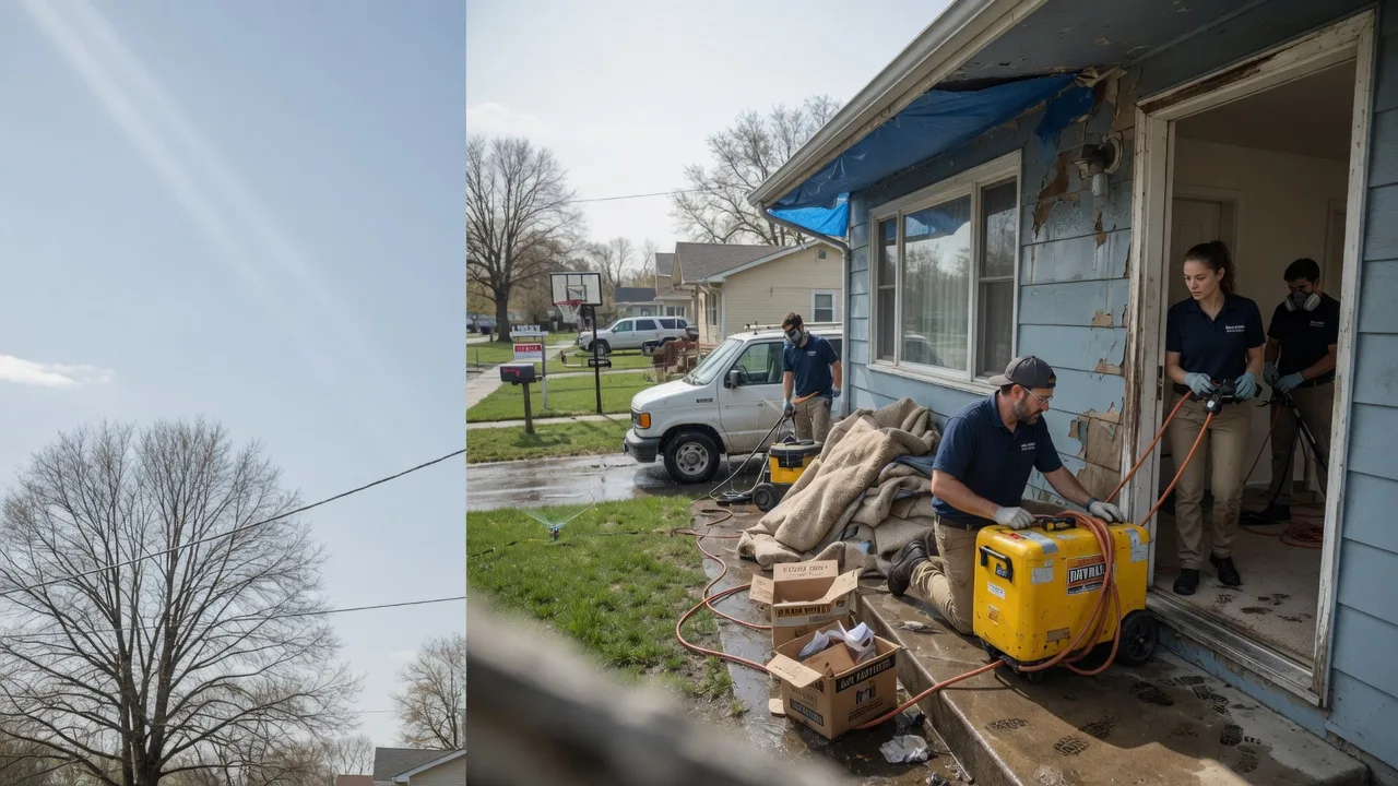 Basement Flood Cleanup in Lewisville, MN near me